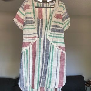 Striped Linen Dress